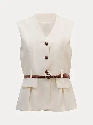 Костюм (85083 жилет+юбка)